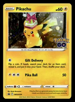 Pikachu Promo Holo SWSH: Sword & Shield Promo Cards SWSH234 NM Pokemon TCG - Image 1