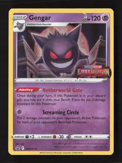 Gengar - (Prerelease) SWSH: Sword & Shield Promo Cards SWSH241 LP Pokemon TCG - Image 1