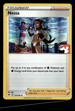Nessa Uncommon Holo Prize Pack Series Cards 157/185 NM Pokemon TCG - Image 1