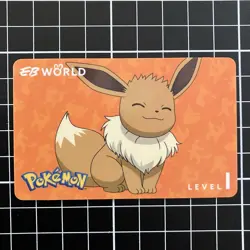 LIMITED EDITION Eevee Eeveelutions EB Games Card Level 1 - Image 2