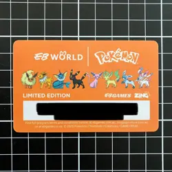 LIMITED EDITION Eevee Eeveelutions EB Games Card Level 1 - Image 3