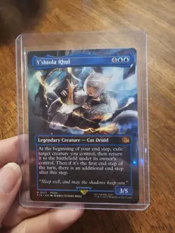 Y'shtola Rhul Mtg Card Mythic Extended Art Borderless NM - Image 1
