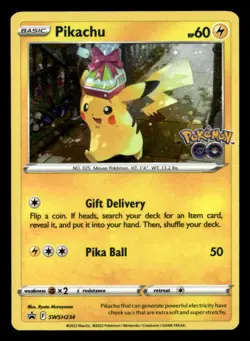 Pikachu - Promo Holo SWSH: Sword & Shield Promo Cards SWSH234 LP Pokemon TCG - Image 1