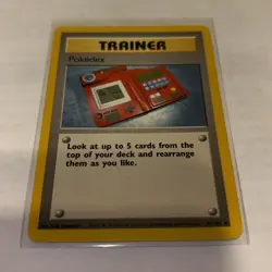 Pokemon Pokedex Trainer Card 87/102 Base Set Uncommon LP - Image 1