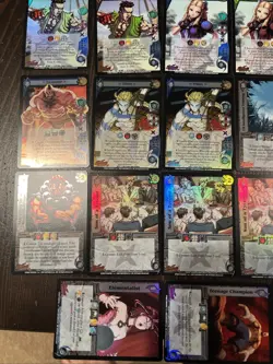 UFS Street Fighter Universal Fighting System CCG Card Lot With Foils - Image 2