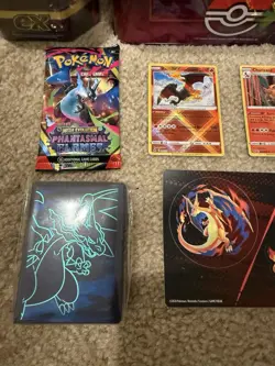 CHARIZARD Lot! 10x total sealed Packs, Tins, Coins, Cards, Sleeves,Figure &more! - Image 2