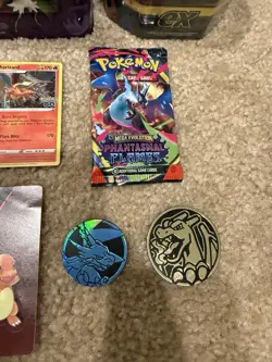 CHARIZARD Lot! 10x total sealed Packs, Tins, Coins, Cards, Sleeves,Figure &more! - Image 3
