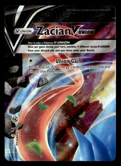Zacian V-UNION Promo SWSH: Sword & Shield Promo Cards SWSH163 NM Pokemon TCG - Image 1