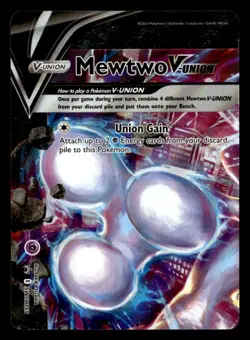 Mewtwo V-UNION Promo SWSH: Sword & Shield Promo Cards SWSH159 NM Pokemon TCG - Image 1