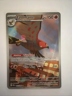 Talonflame 091/088 Illustration Rare Pokemon Card SV Set Near Mint 🔥 Full Art - Image 1