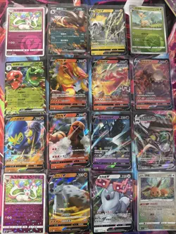 Pokemon 16 Card Lot nm V Max Mega Amazing Ex HOLO Rare Hits Only R8 - Image 1