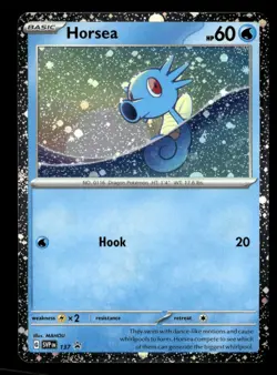 Horsea - (Cosmo Holo) Promo SV: Scarlet & Violet Promo Cards 137 NM Pokemon TCG - Image 1