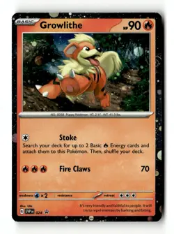 Growlithe - Promo Holo SV: Scarlet & Violet Promo Cards 024 LP Pokemon TCG - Image 1