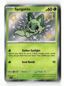 Sprigatito - Promo Holo SV: Scarlet & Violet Promo Cards 076 LP Pokemon TCG - Image 1