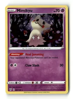Mimikyu - Promo Holo Miscellaneous Cards & Products 081/189 LP Pokemon TCG - Image 1