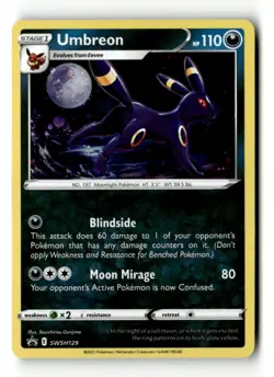 Umbreon - Holo SWSH: Sword & Shield Promo Cards SWSH129 NM Pokemon TCG - Image 1
