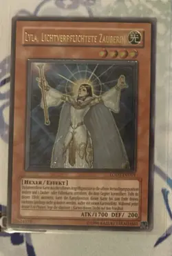 Lyla Lightsworn Sorceress Ultimate Rare Card LODT-EN019 Unlimited GERMAN LP - Image 1