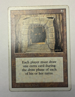 Howling Mine Revised Artifact Rare Magic the Gathering Card MP - Image 1
