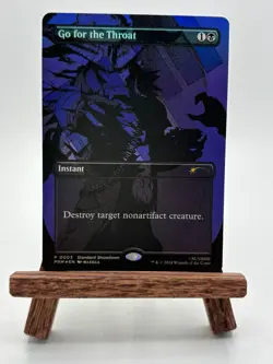 Foil Go for the Throat (Borderless) - PRM 0003 MTG Magic The Gathering - Image 1