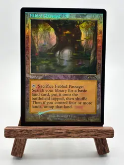 Foil Fabled Passage (Retro Frame) - WPN 1 MTG Magic The Gathering - Image 1