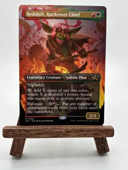 Redshift, Rocketeer Chief (Borderless) - DFT 0366 MTG Magic The Gathering - Image 1