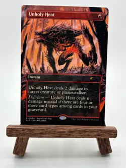 Unholy Heat (Borderless) - SLP 0004 MTG Magic The Gathering - Image 1