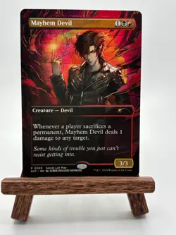 Mayhem Devil (Borderless) - SLP 0028 MTG Magic The Gathering - Image 1