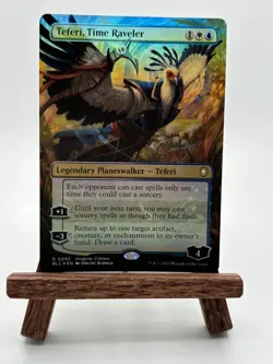 Foil Teferi, Time Raveler (Borderless) - BLC 0092 MTG Magic The Gathering - Image 1
