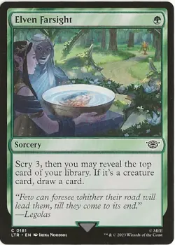 Elven Farsight 161 Common MTG Lord of the Rings Middle Earth NM/MT - Image 1