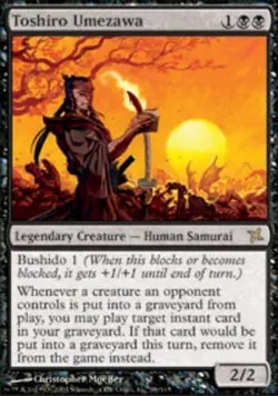 1 x Toshiro Umezawa - Betrayers of Kamigawa - Light Play - MTG - Image 1