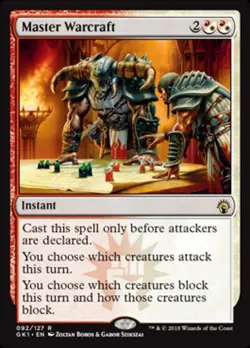 1 x Master Warcraft - Guilds of Ravnica Guild Kits - Light Play - MTG - Image 1