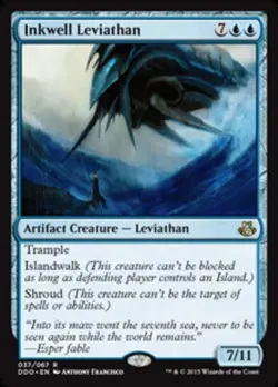 1 x Inkwell Leviathan - Duel Decks: Elspeth vs Kiora - Light Play - MTG - Image 1