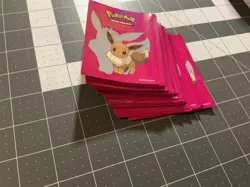 60 Count, Pokemon Card Sleeves, Pink, 2019, Evee - Image 4