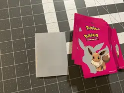 60 Count, Pokemon Card Sleeves, Pink, 2019, Evee - Image 5