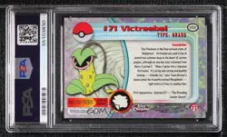 Victreebel Topps Chrome Pokemon TV Animation Edition PSA 5 2000 - Image 2