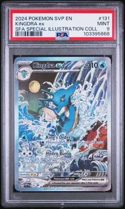 2024 POKEMON SVP SPECIAL ILLUSTRATION COLLECTION PROMO #131 KINGDRA EX PSA 9 - Image 1