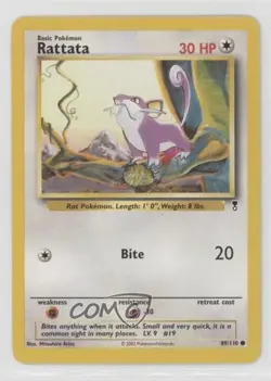 Rattata Pokemon Legendary Collection #89 2002 - Image 1