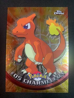 2000 Topps Chrome Pokemon #05 Charmeleon NM - Image 1