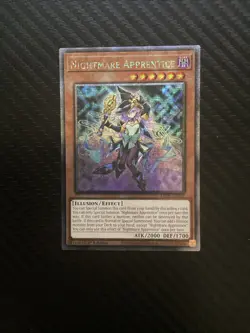 Yugioh - Nightmare Apprentice - LEDE-EN029 - Quarter Century Rare - 1st Edition - Image 1