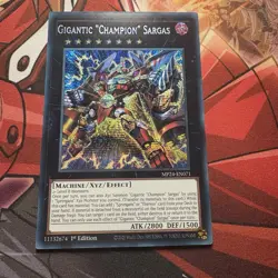 Yugioh! Gigantic „Champion“ Sargas Prismatic Secret Rare - MP24-EN071 1st Ed. - Image 1