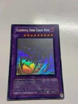 USA Seller Yugioh Elemental Hero Chaos Neos GLAS-EN036 Ghost Rare 1st Edition - Image 5