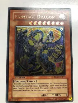 USA Seller Yugioh Montage Dragon TDGS-EN014 Ultimate Rare 1st Ed NM - Image 1