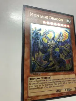 USA Seller Yugioh Montage Dragon TDGS-EN014 Ultimate Rare 1st Ed NM - Image 3