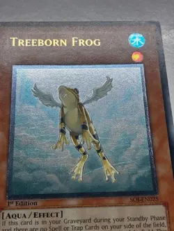 USA Seller Yugioh Treeborn Frog SOI-EN025 Ultimate Rare 1st Edition LP - Image 4