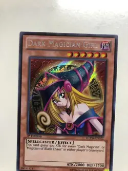 USA Seller Yugioh Dark Magician Girl LCYW-EN022 Secret Rare 1st Edition NM - Image 2