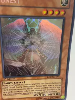 USA Seller Yugioh Honest Light of Destruction LODT-EN001 1st Edition Ghost Rare - Image 4