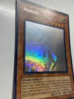 USA Seller Yugioh Honest Light of Destruction LODT-EN001 1st Edition Ghost Rare - Image 5