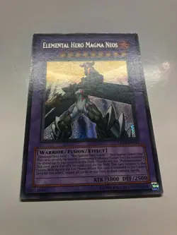 USA Seller Yugioh Elemental Hero Magma Neos TAEV-EN043 Secret Rare VLP - Image 2