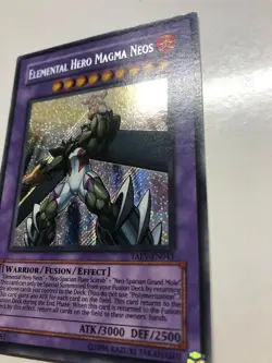 USA Seller Yugioh Elemental Hero Magma Neos TAEV-EN043 Secret Rare VLP - Image 4