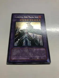 USA Seller Yugioh Elemental Hero Magma Neos TAEV-EN043 Secret Rare NM - Image 2
